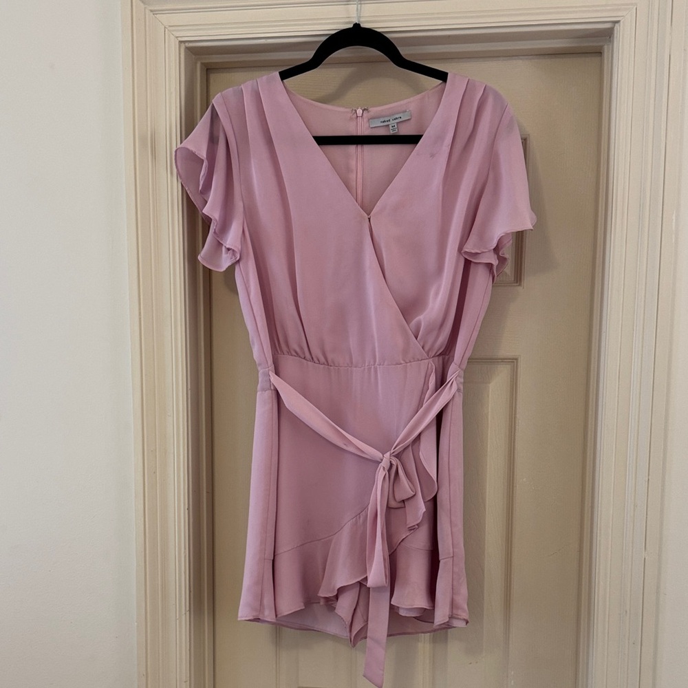 Naked Zebra Pink Wrap Dress